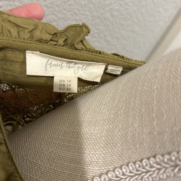 Anthropologie Stephine Lace buttondown blouse . - Picture 5 of 6